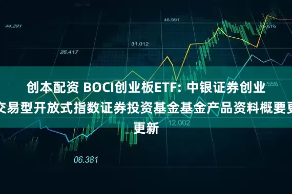 创本配资 BOCI创业板ETF: 中银证券创业板交易型开放式指数证券投资基金基金产品资料概要更新